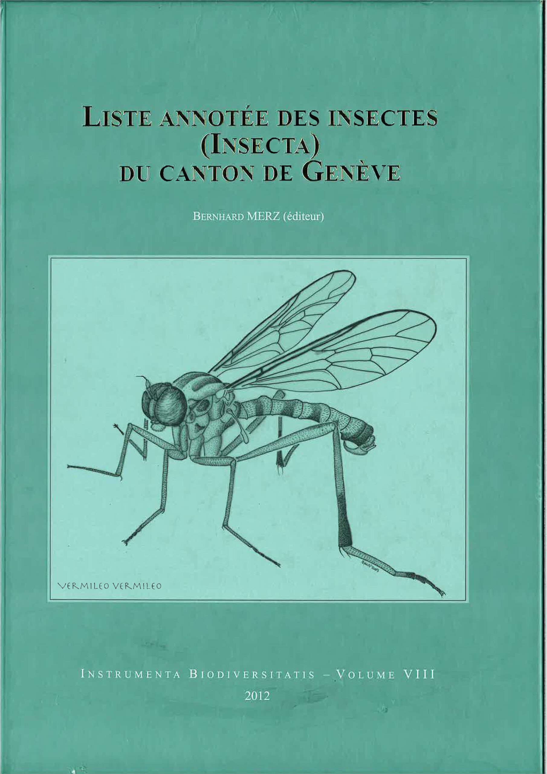 Couverture de 'Liste annotée des insectes du canton de Genève'